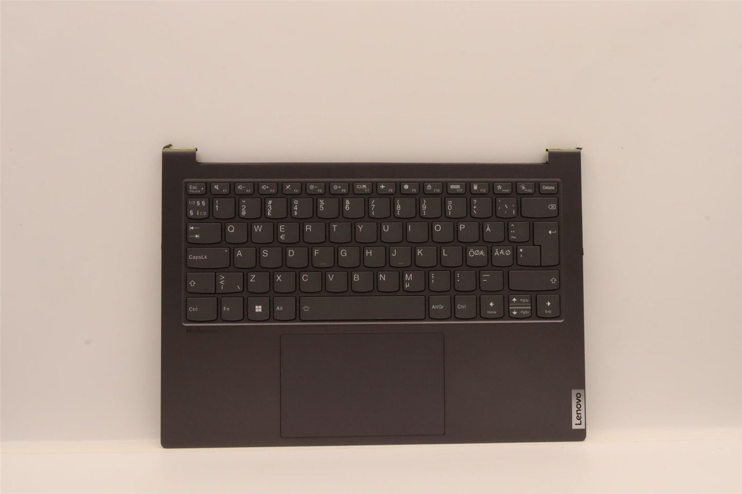 Lenovo Yoga 7 14ARH7 Palmrest Cover Touchpad Keyboard Nordic 5CB1J51062