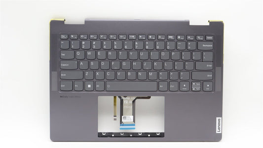 Lenovo Yoga 7 14ARP8 Palmrest Cover Keyboard US Grey 5CB1L48270