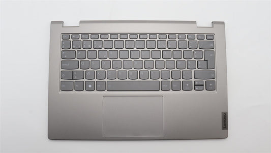 Lenovo Yoga 14s G3 IRU Palmrest Cover Touchpad Keyboard Belgian Grey 5CB1L43747