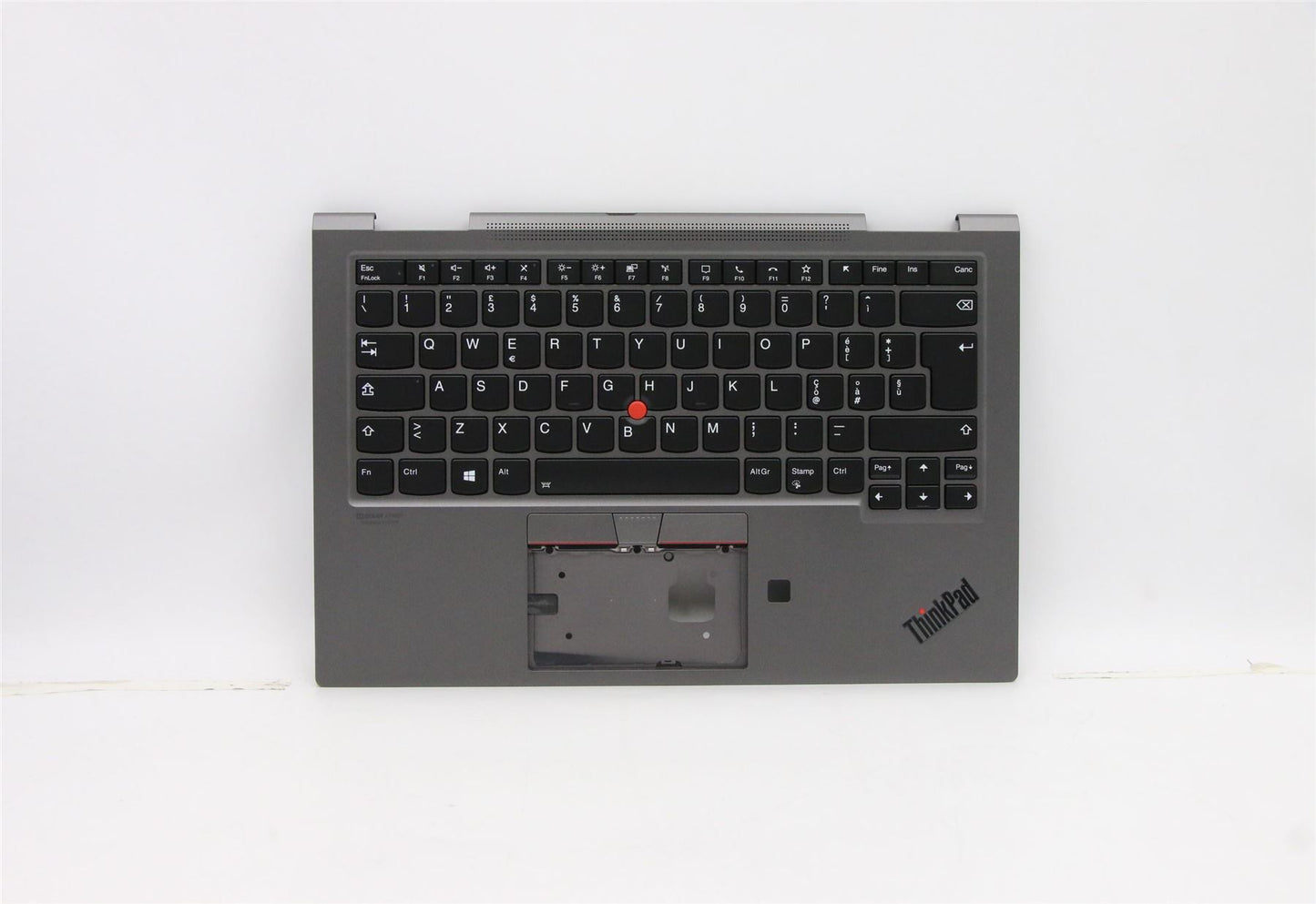 Lenovo Yoga X1 5th Keyboard Palmrest Top Cover Italian Grey Backlit 5M10Z37176