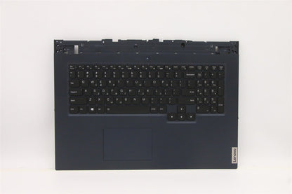 Lenovo Legion 5-17ACH6 Palmrest Touchpad Cover Keyboard Greek Blue 5CB1D01919