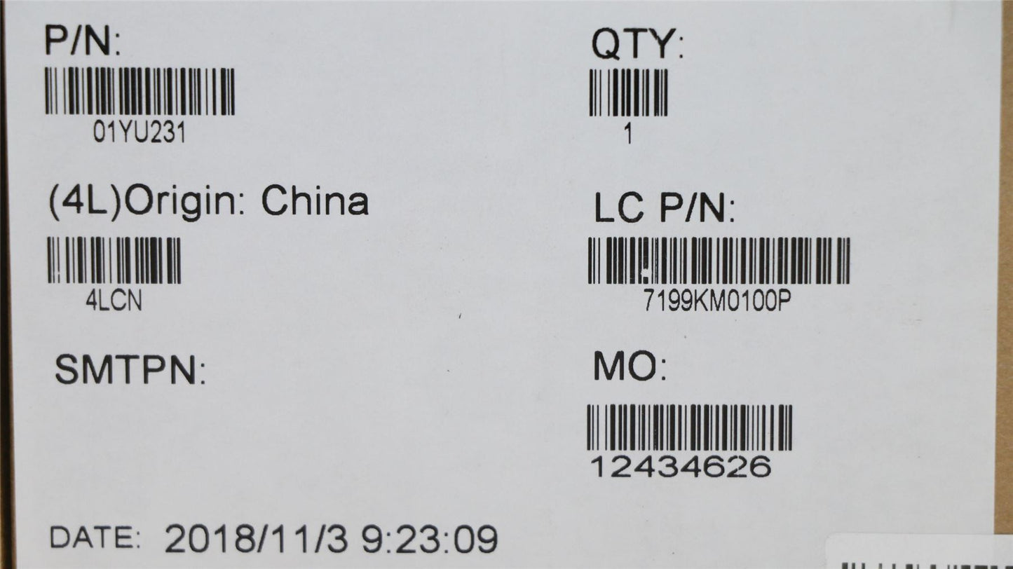 Lenovo ThinkPad P52 Cable Webcam Camera 01YU231