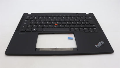 Lenovo ThinkPad X13 Gen 4 Keyboard Palmrest Top Cover Belgian Black 5M11H94361