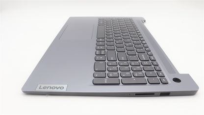 Lenovo IdeaPad 3 15AMN8 Palmrest Cover Touchpad Keyboard Greek Grey 5CB1L28193