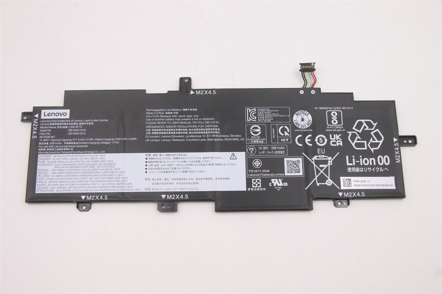 Lenovo ThinkPad T14s Gen 2 Battery 5B10W51815