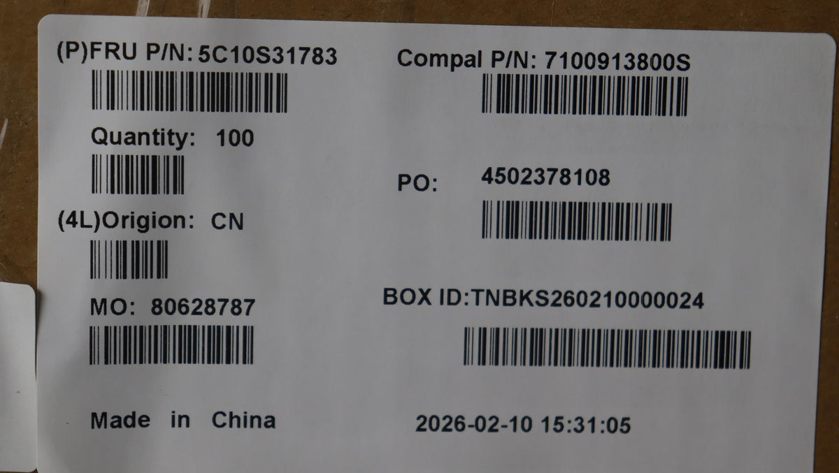Lenovo C 83UM Camera Cable 5C10S31783