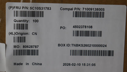 Lenovo C 83UM Camera Cable 5C10S31783