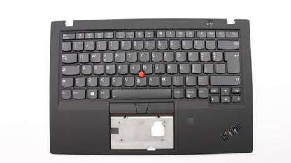 Lenovo ThinkPad X1 6th Gen Keyboard Palmrest Top Cover Italian Black 01YR620