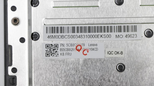 Lenovo Upper Case W 81AX IG W/KB NBL IN 5CB0Q59989