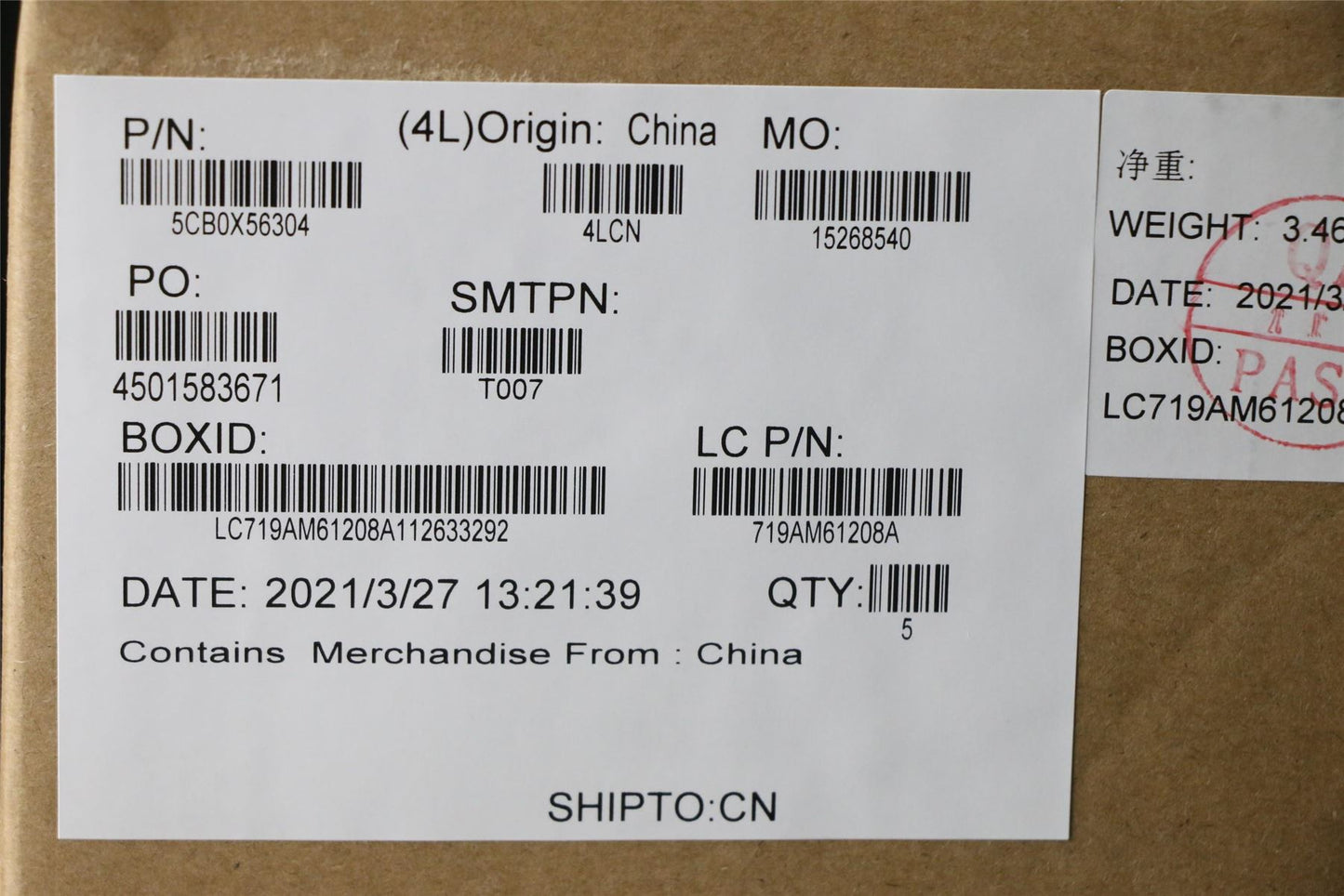 Lenovo IdeaPad 5-15ITL05 Palmrest Cover Touchpad Keyboard Grey 5CB0X56304