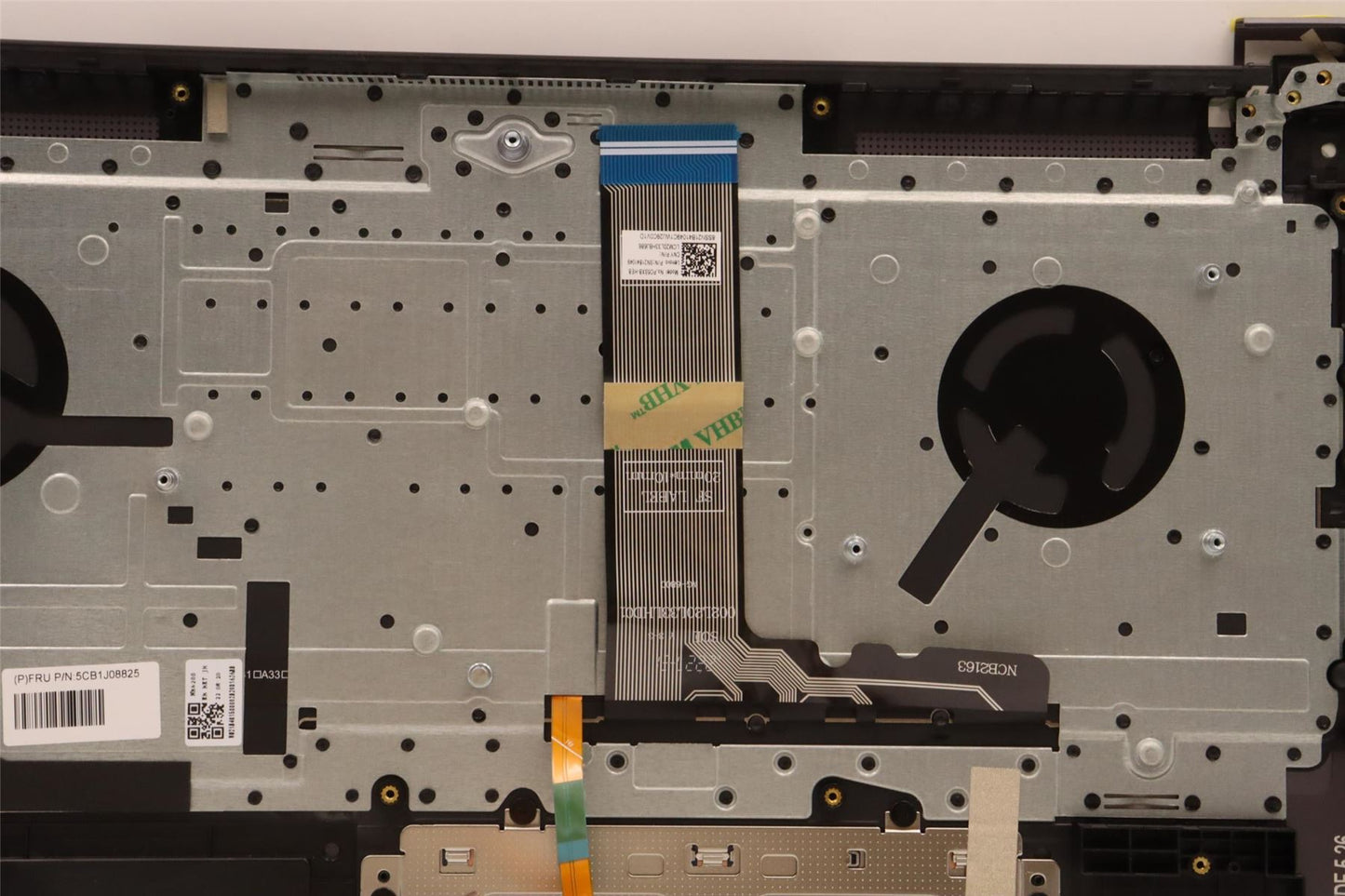 Lenovo IdeaPad 5 16ARH7 Palmrest Cover Touchpad Keyboard Hebrew Grey 5CB1J08825