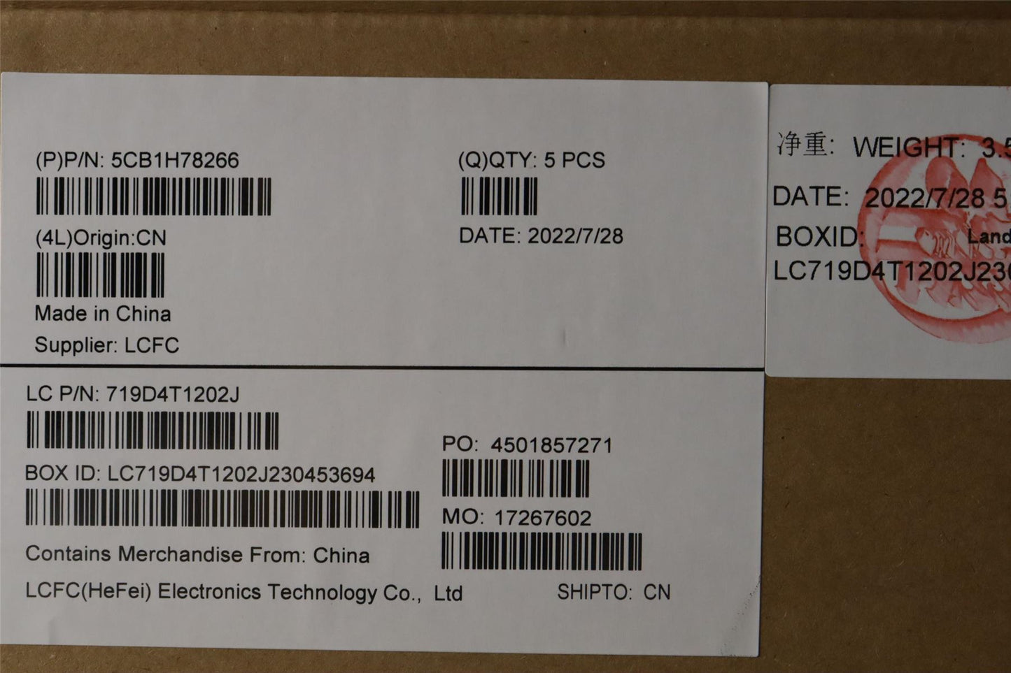 Lenovo IdeaPad 3 15IAU7 Palmrest Cover Touchpad Keyboard Arctic Grey 5CB1H78266