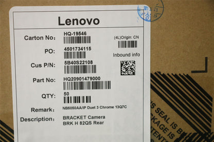 Lenovo Camera BRK H 82QS Rear 5B40S22108
