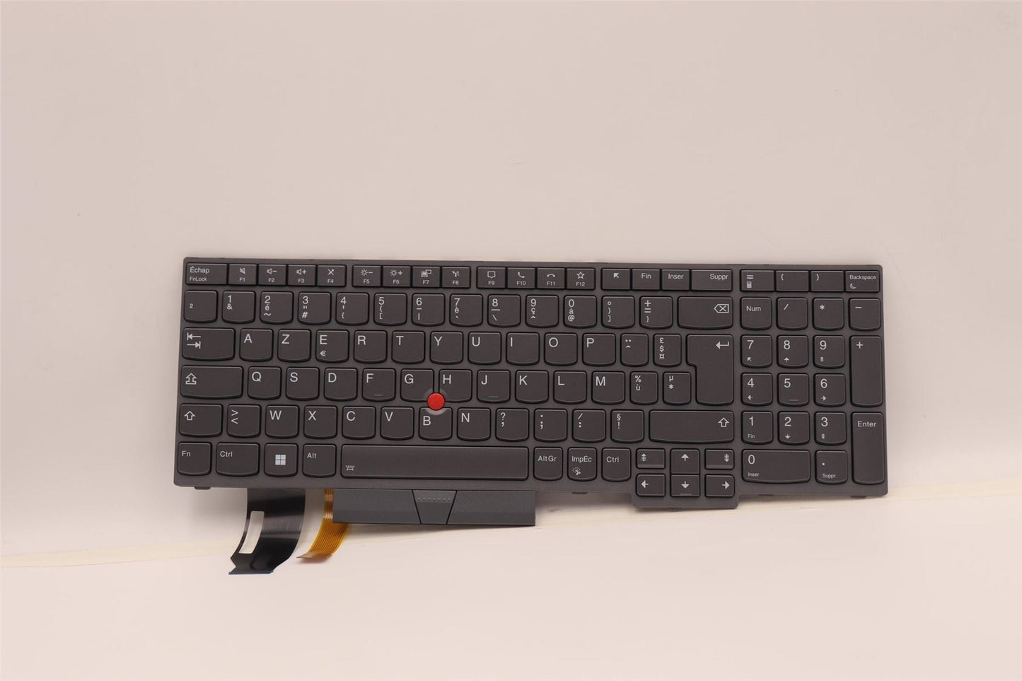 Lenovo ThinkPad T15 Gen 2 P15s Gen 2 Keyboard French Grey Backlit 5N21B08461