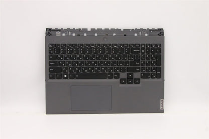 Lenovo 5 16ITH6H Palmrest Cover Touchpad Keyboard Russian Slate Grey 5CB1D05250