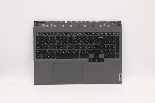 Lenovo 5 16ITH6H Palmrest Cover Touchpad Keyboard Russian Slate Grey 5CB1D05250