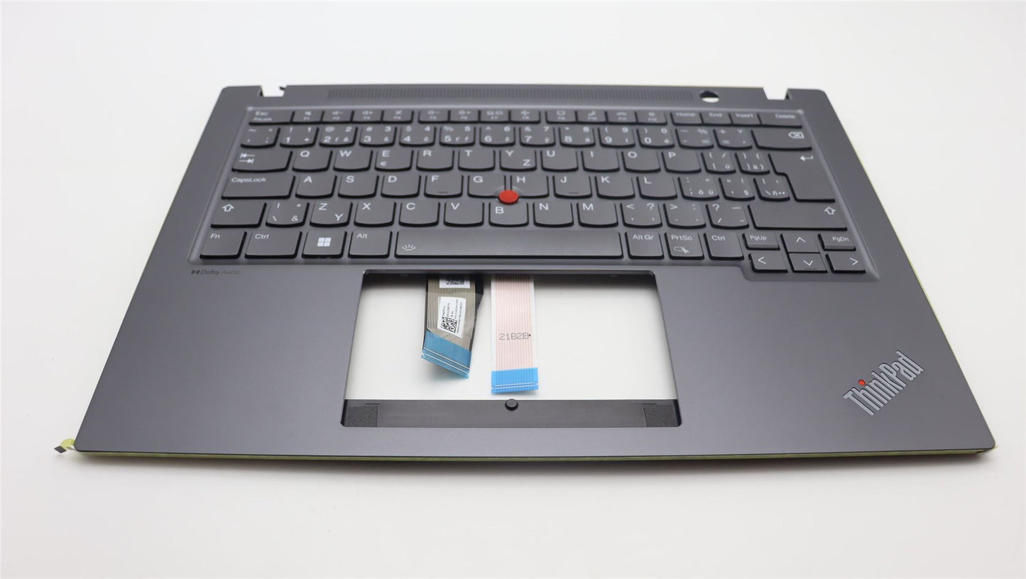 Lenovo ThinkPad T14s Gen 4 Keyboard Palmrest Top Cover Grey Backlit 5M11L59590