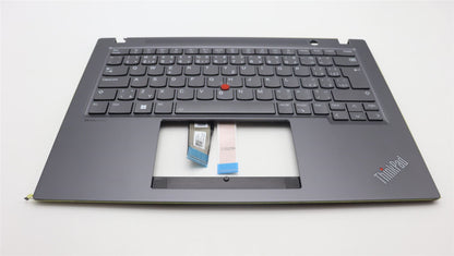 Lenovo ThinkPad T14s Gen 4 Keyboard Palmrest Top Cover Grey Backlit 5M11L59590