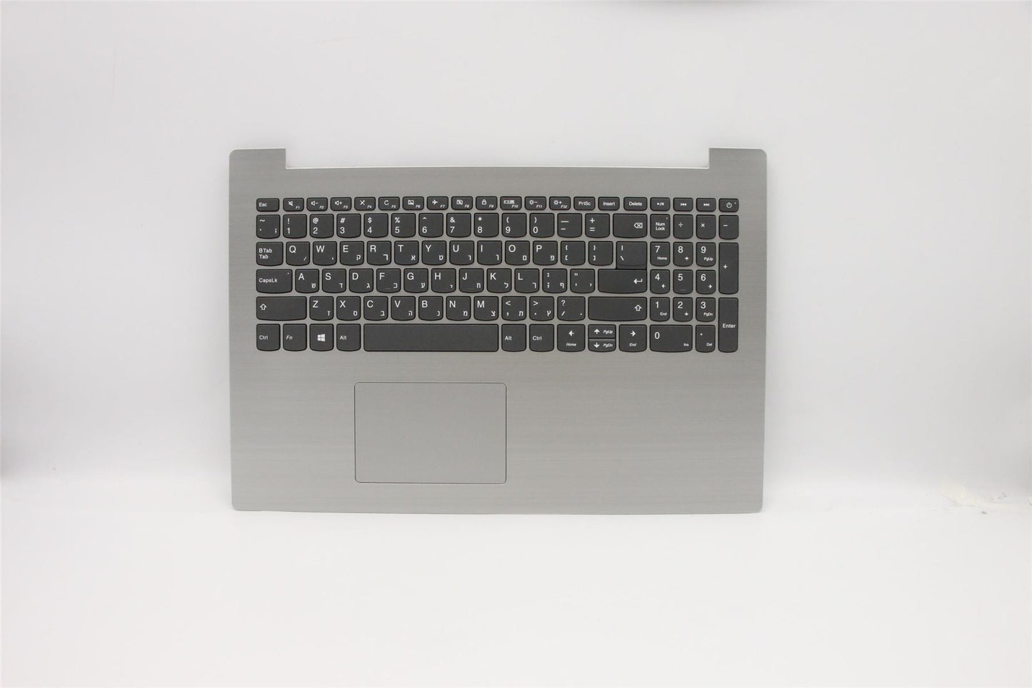 Lenovo IdeaPad 330-15IGM Palmrest Cover Touchpad Keyboard Hebrew Grey 5CB0R16665