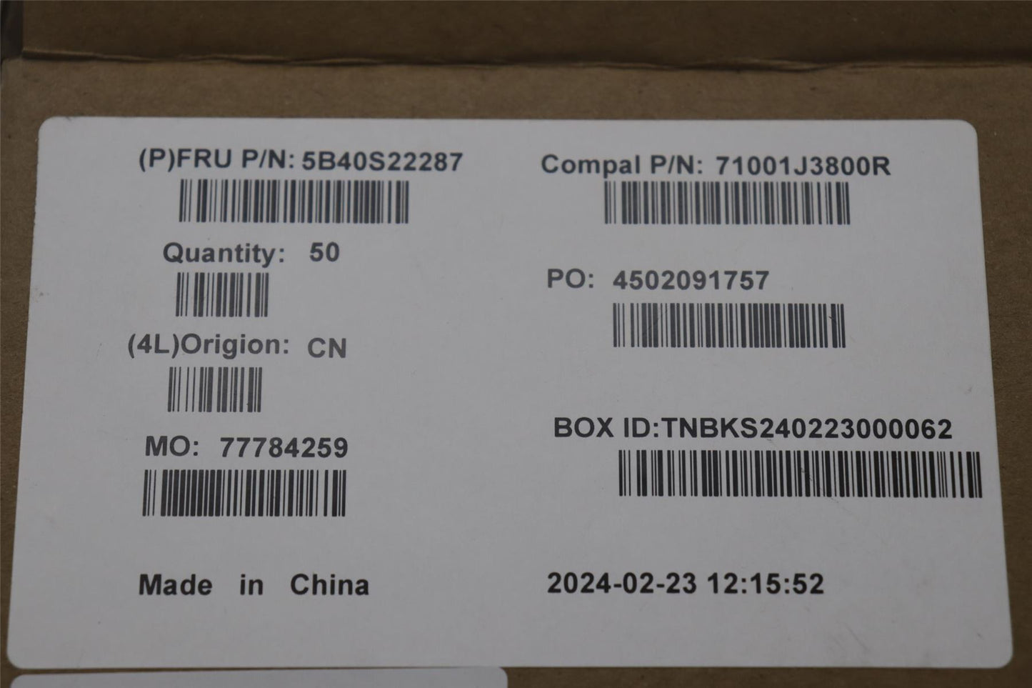 Lenovo FP Bracket C 83G1 5B40S22287