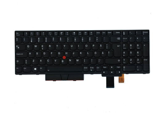 Lenovo ThinkPad T580 P52s Keyboard Danish Black Backlit 01HX244