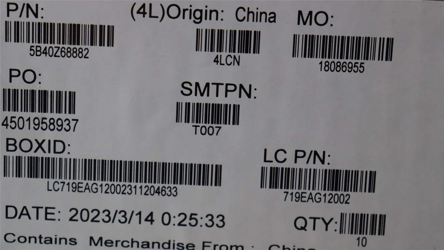 Lenovo FRU 14eG3_IO_BRACKET_R 5B40Z68882