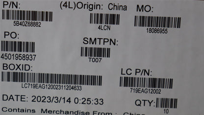 Lenovo FRU 14eG3_IO_BRACKET_R 5B40Z68882