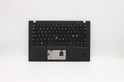 Lenovo Carbon X1 6ème clavier repose-mains couvercle supérieur nordique noir rétro-éclairé 01YR625