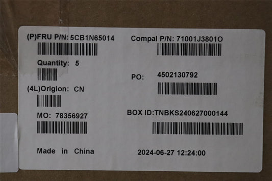 Lenovo UpperCase_ITA C 83G1 CG FP BL 5CB1N65014