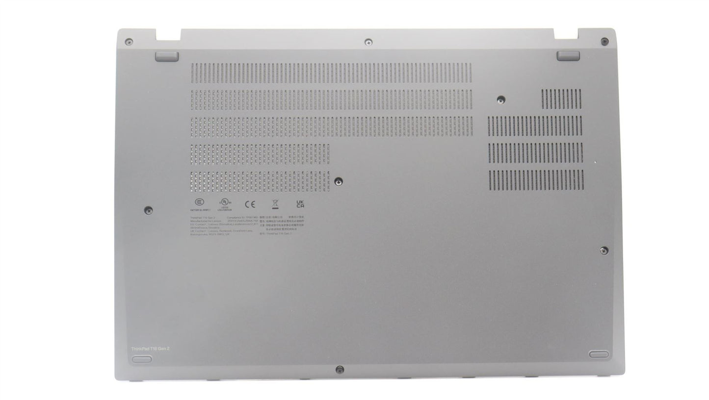 Lenovo ThinkPad T16 Gen 2 Untere Basis Untere Gehäuseabdeckung Grau 5CB1L57523