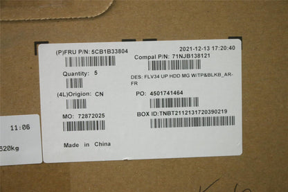 Lenovo UpperCase ASM_FRA/ARA C20VD HDMGBL 5CB1B33804