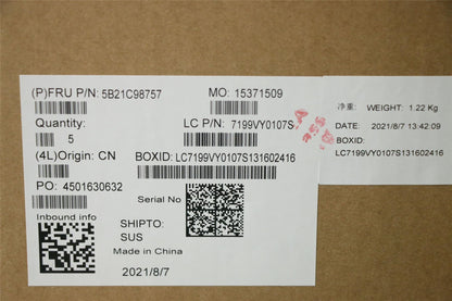 Lenovo 5B21C98757 BDPLANAR WIN,i5-8265U,16G,9560,yTPM2
