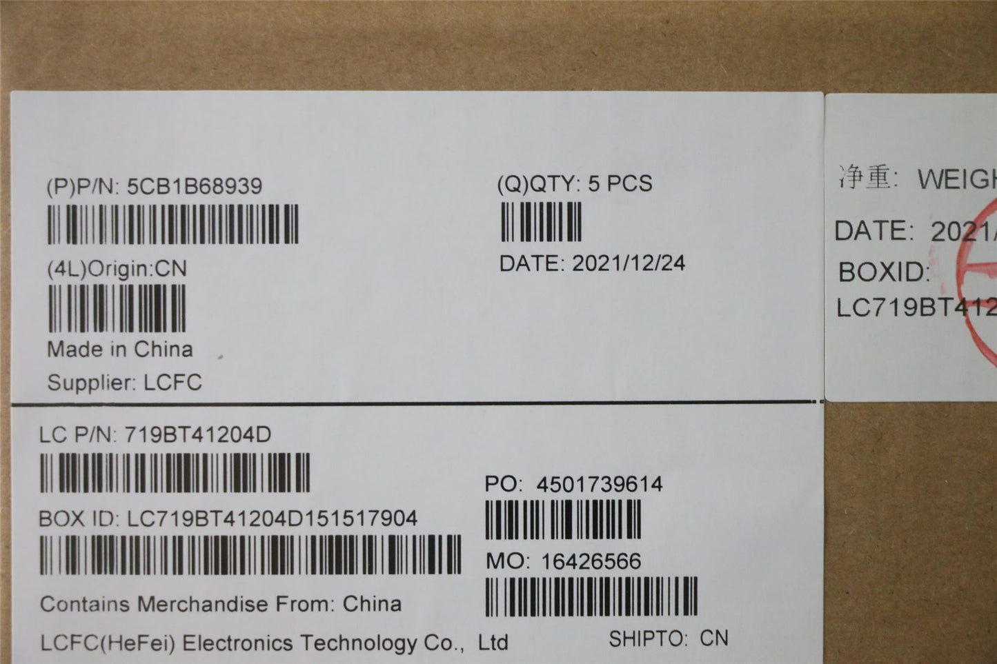 Lenovo IdeaPad 3-15ITL6 Palmrest Cover Touchpad Keyboard Black 5CB1B68939