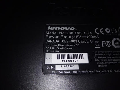 Lenovo Latin American Spanish Keyboard 25209121