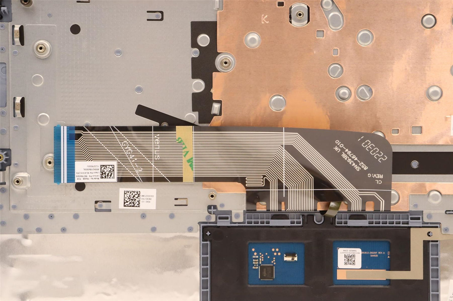 Lenovo Upper Case ASM_POR L82RM MB_NFP_BL 5CB1H77830