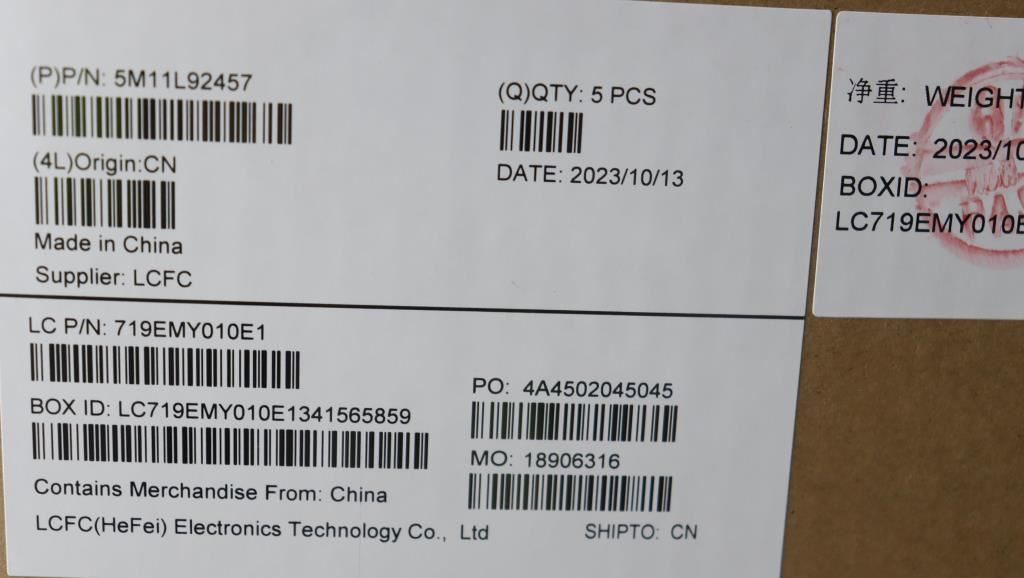 Lenovo ThinkPad E14 Gen 5 Keyboard Palmrest Top Cover US Europe 5M11L92459