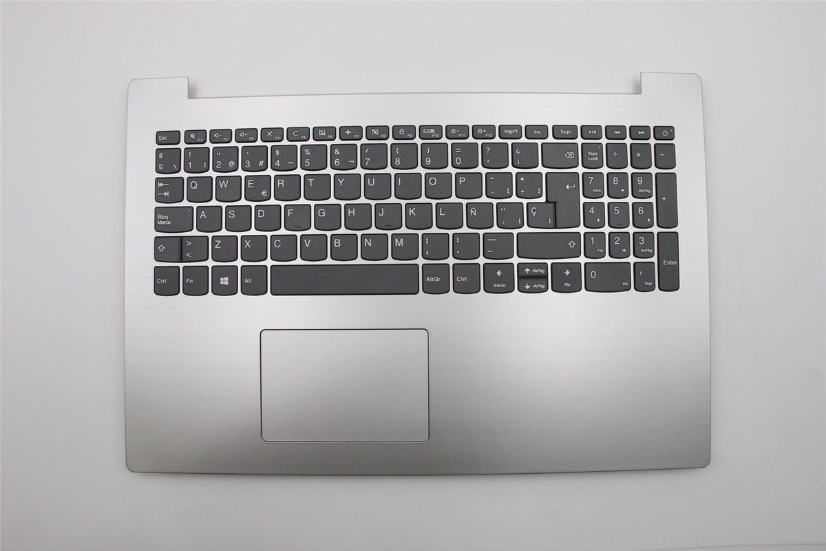 Lenovo UpperCaseASM W/KB L81EY PLATINUM GREY SPANISH KB W/TOUCH PAD+TP FFC+KB BRACKET+SPEAKER+HDD FFC 5CB0R26425