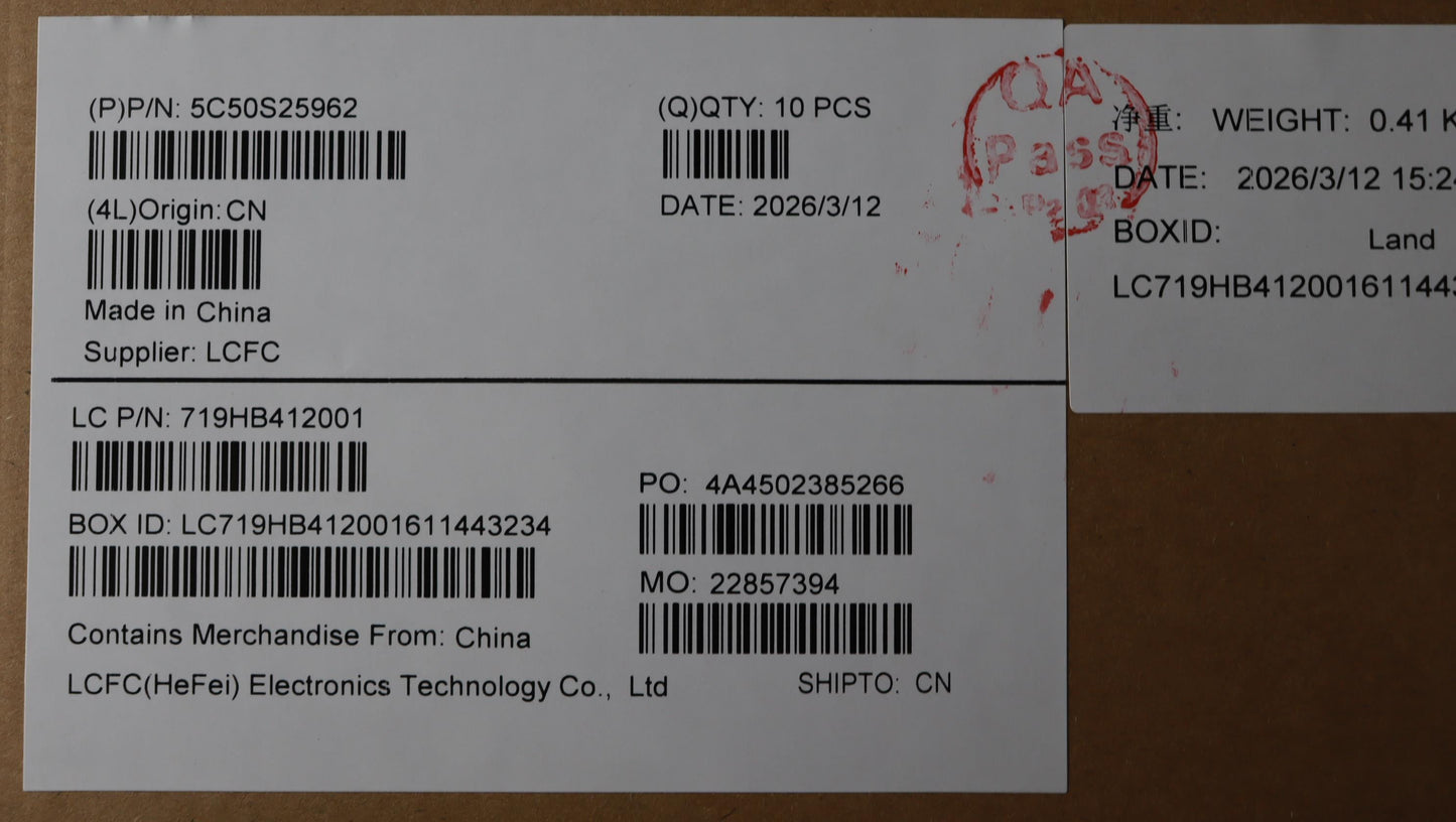 Lenovo CARDPOP L 83UQ I/O Board 5C50S25962