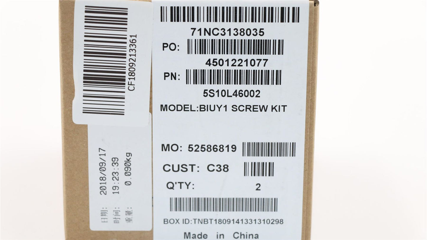 Lenovo Yoga 4-1570 4-1580 510-15IKB 510-15ISK Screw Screws Set Kit 5S10L46002