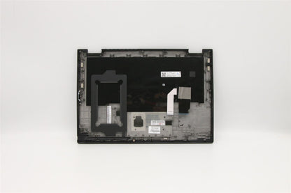 Lenovo Yoga X390 Keyboard Palmrest Top Cover Swedish Finnish Black 02HL680