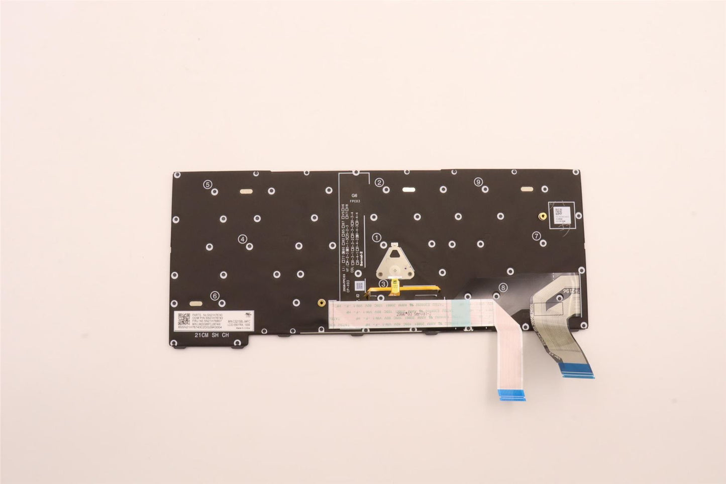 Lenovo Yoga X13 Gen 3 L13 Gen 4 L13 Gen 3 Tastatur Französisch mit Hintergrundbeleuchtung 5N21H76807