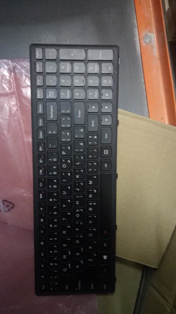 Lenovo ARA-T6E2B-DF-BlackeyBlackFrame-BLKBD Arabic Keyboard 25214154