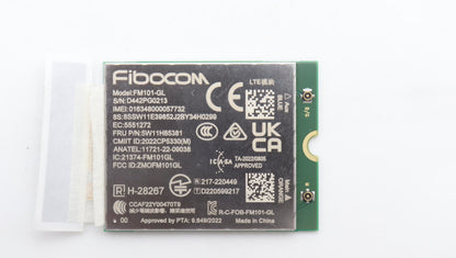 Lenovo WIRELESS Wireless,WWANN,FBC,FM101 WWAN Board 5W11H85381