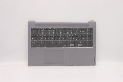 Lenovo Chromebook 15IJL6 Keyboard Palmrest Top Cover UK Silver 5CB1D69337