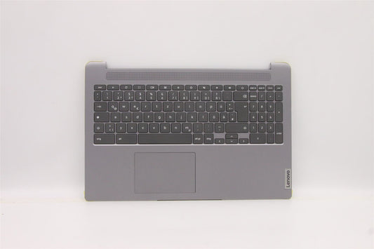 Lenovo Chromebook 15IJL6 Keyboard Palmrest Top Cover UK Silver 5CB1D69337