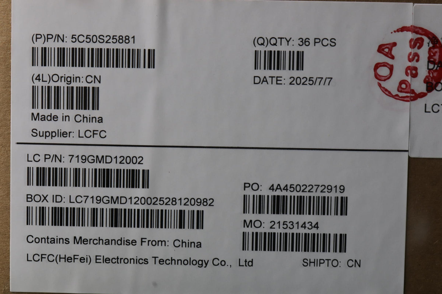 Lenovo CARDPOP L 83L0 IO/B MAIN I/O Board 5C50S25881