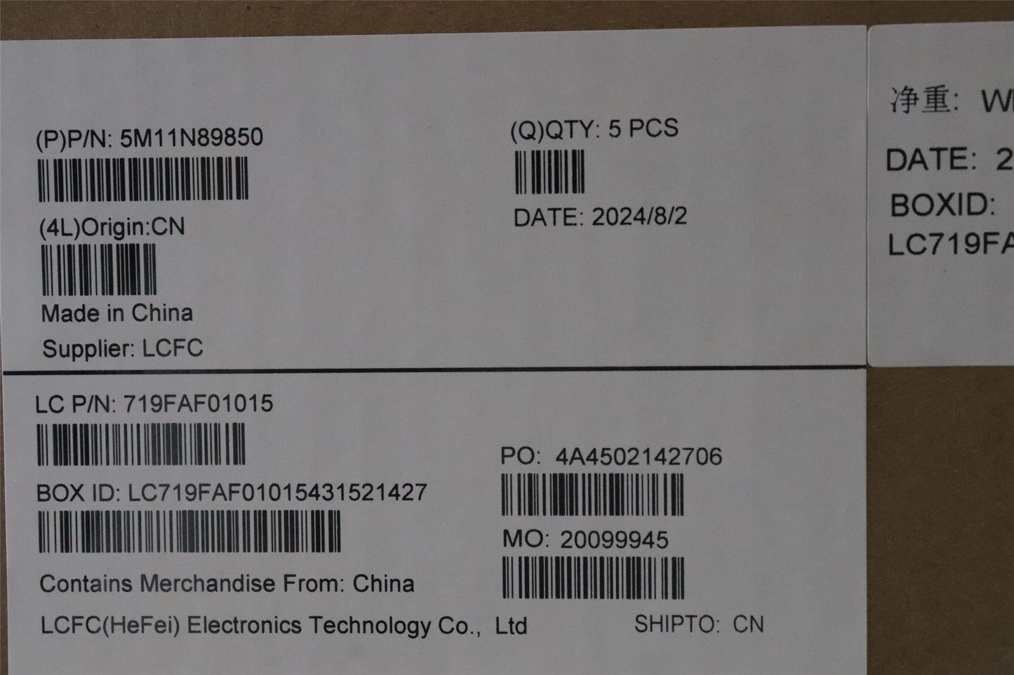 Lenovo MECH_ASM BL KB BK DEN PMX 5M11N89852
