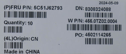 Lenovo CARDPOP FRU BOARD_CS_Fenrir3 Sensor Board 5C51J62793