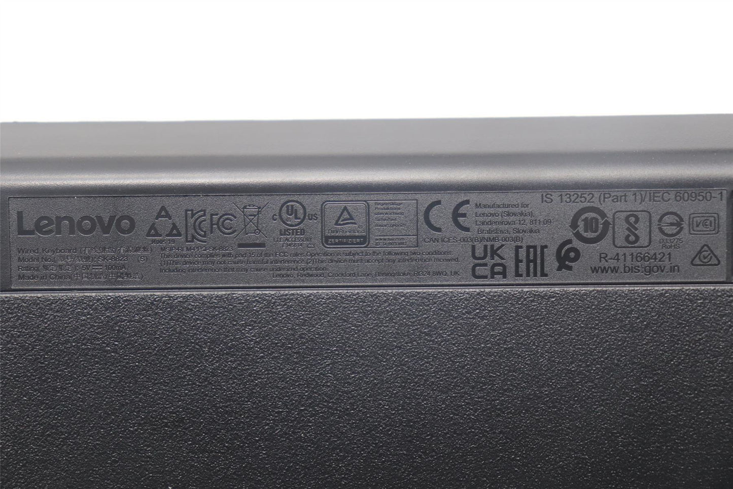 Lenovo DT_KYB Calliope USB G2.5 BK_HU 5D50U84584