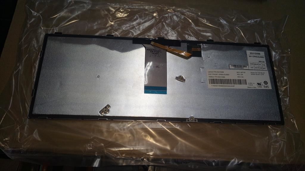 Lenovo USB-T5G1B-CCY-BlackeySilverFrame-BLKBD Keyboard 25215588